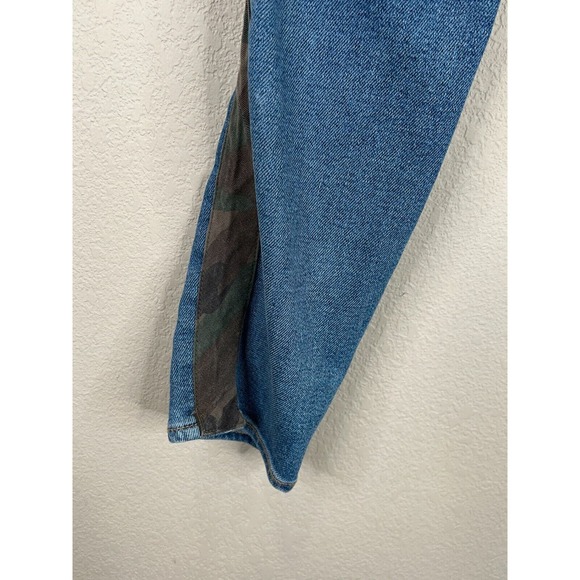 McGuire Womens Ibiza Jeans Size 24 Army Doll Damn Fine High Rise Camo Striped - Picture 10 of 16